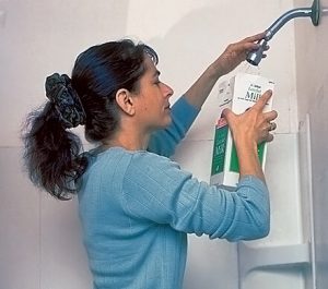 Woman Shower Milk Carton Woman Shower Milk Carton