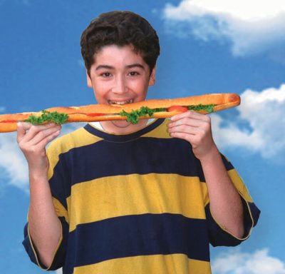 teen with sandwich cropped teen with sandwich cropped